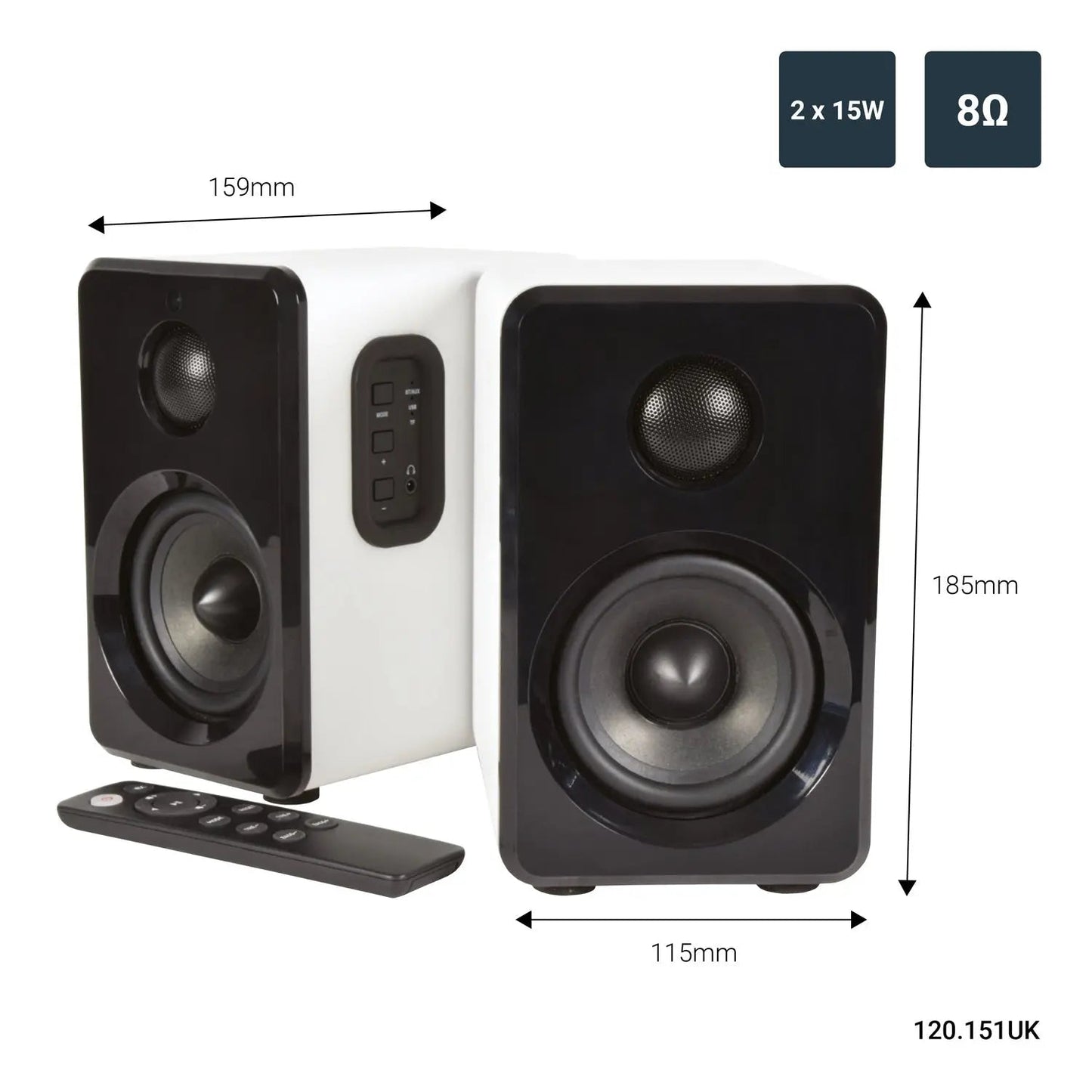 Active Bluetooth Bookshelf Speakers Active Bluetooth Bookshelf Speaker