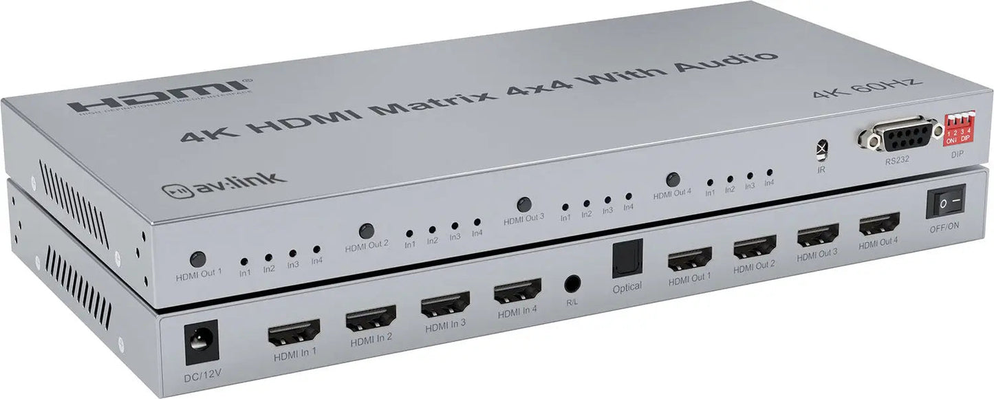 AV:Link 4K HDMI 2.0 Matrix 4x4