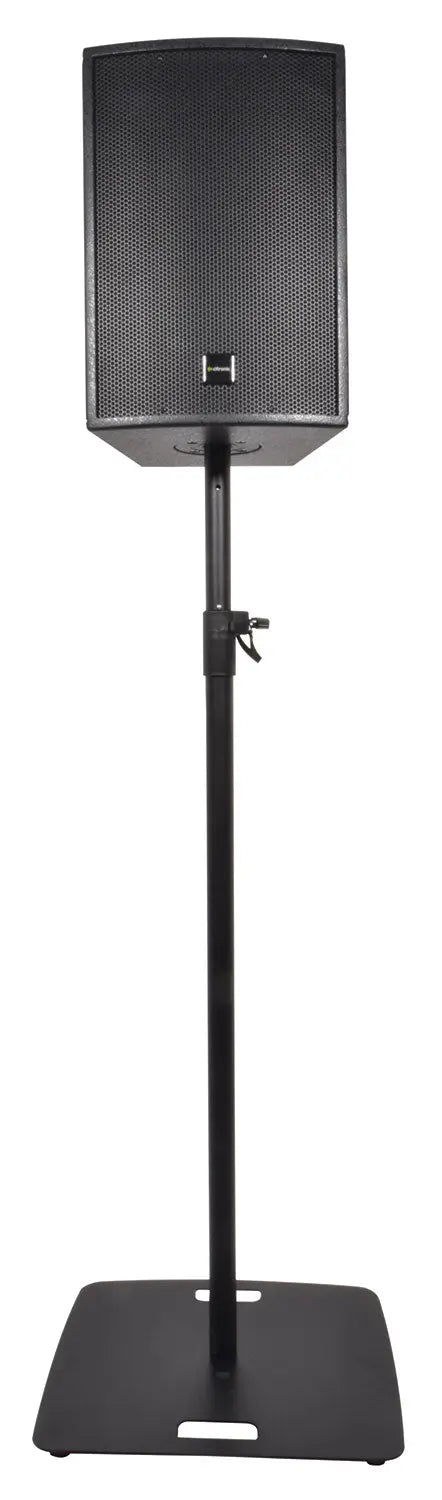 QTX Speaker Stand with Square Base - Black