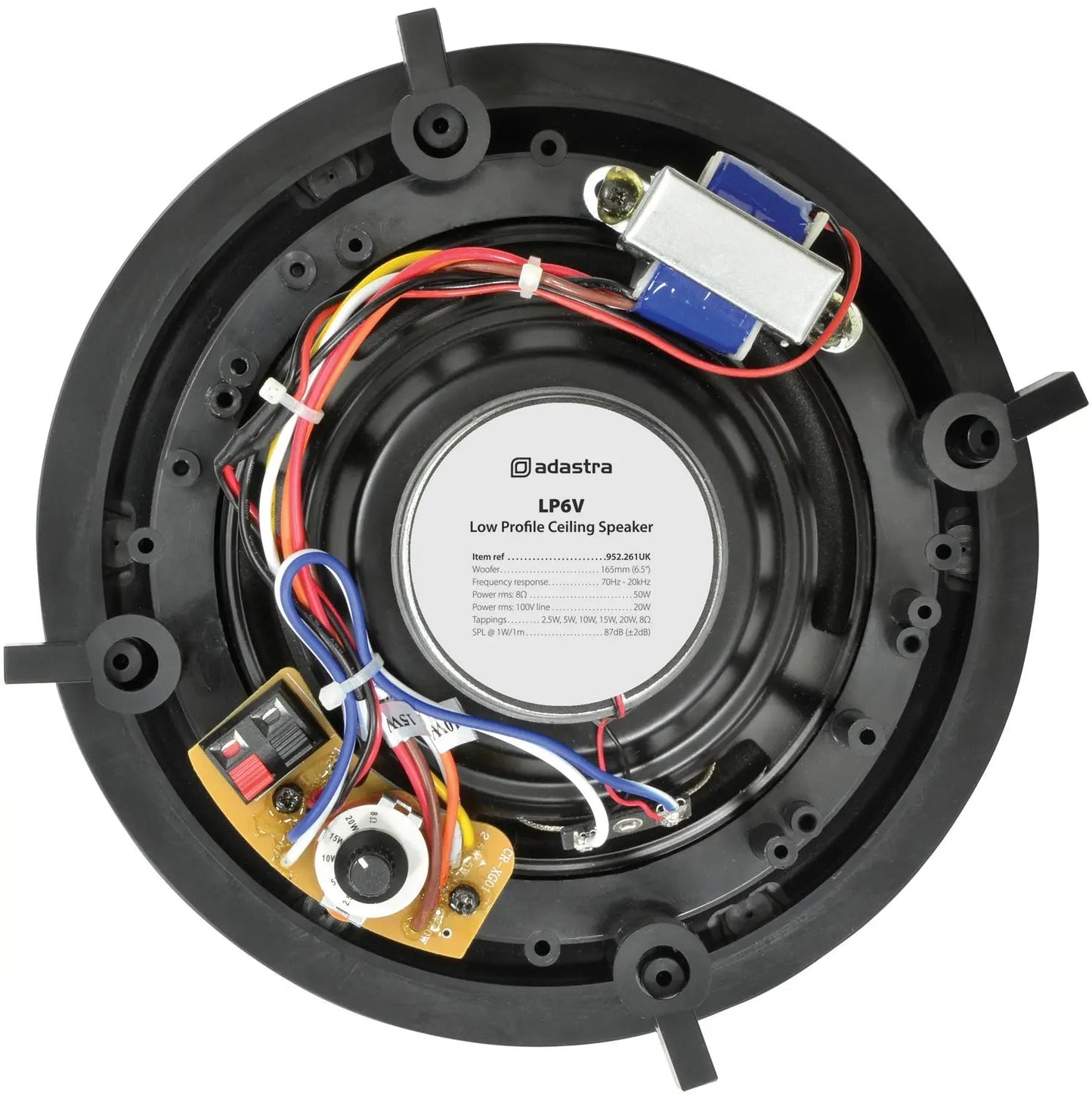 Adastra 6.5" Low Profile Ceiling Speaker - 100V