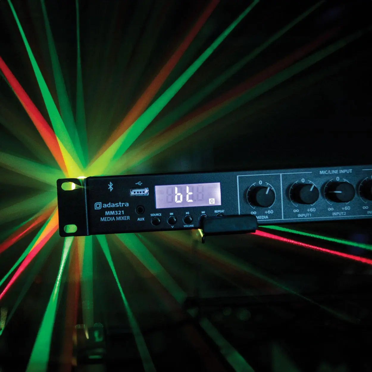 Adastra MM321 Rack Mixer + BT/USB/FM Player