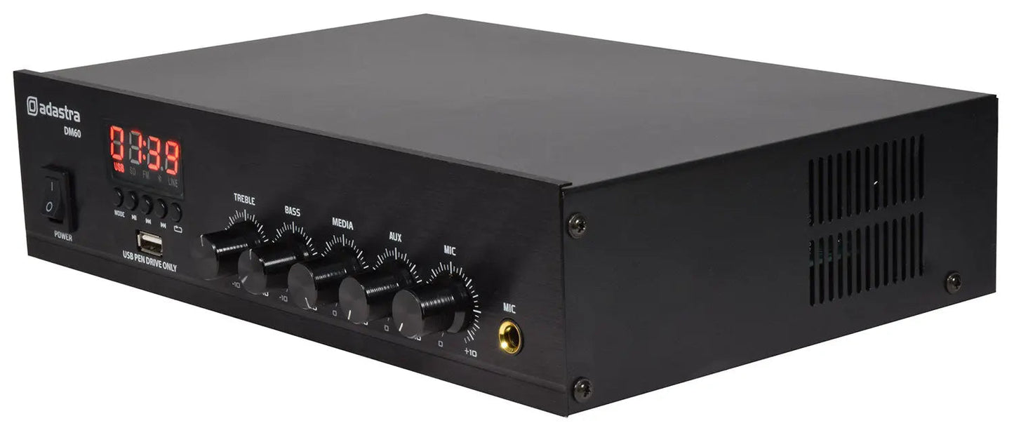Adastra DM60 Digital 100V Mixer-Amp 60W