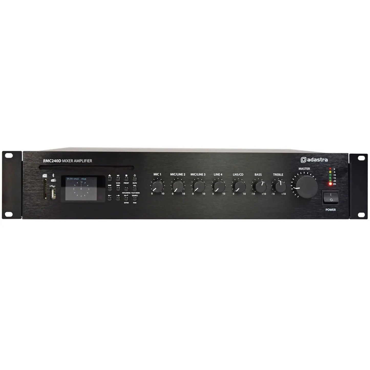 Adastra RMC240D Mixer-amp 240W + CD/BT/USB/SD/DAB/FM