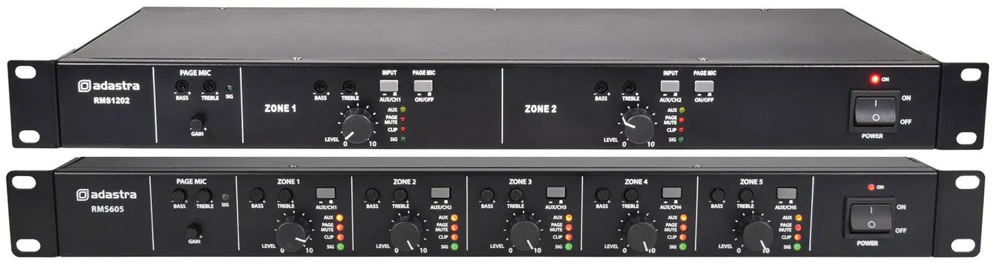 Adastra RMS1202 Amplifier 100V - 2 x 120W