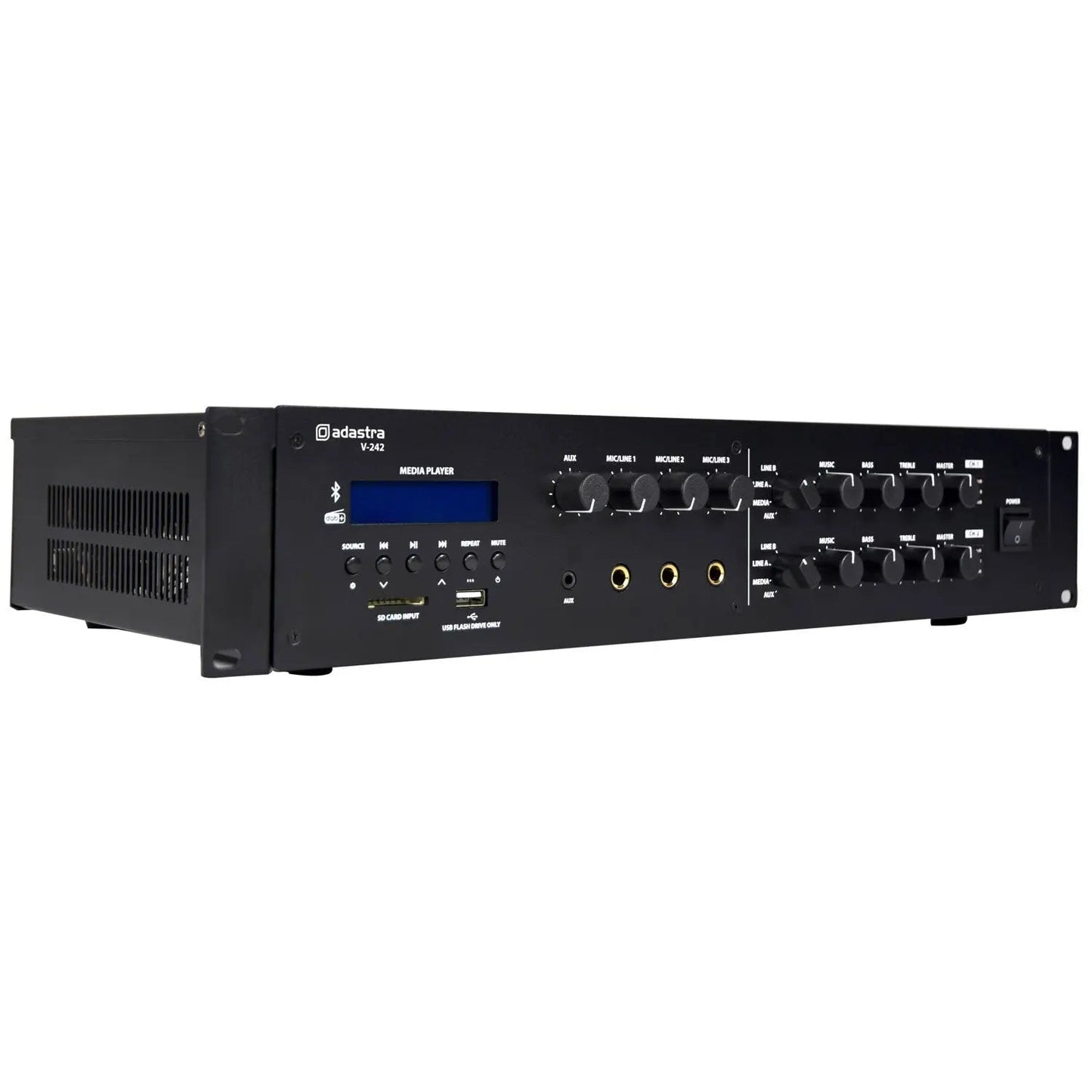 Adastra V-242 Mixer-Amplifier 100V with DAB+/FM/USB/SD/BT