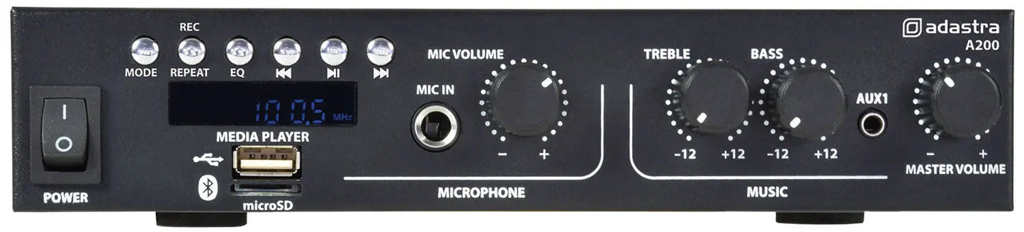 Adastra A200 Compact Mixer-Amp 2x100W