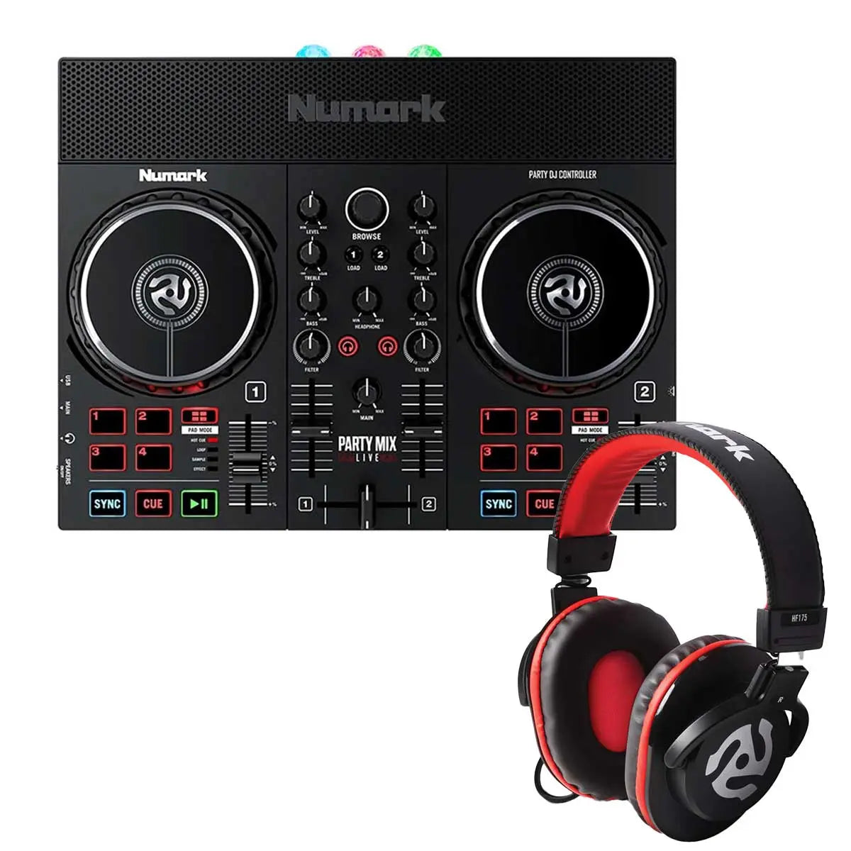 Numark Party Mix Live HF175 Bundle