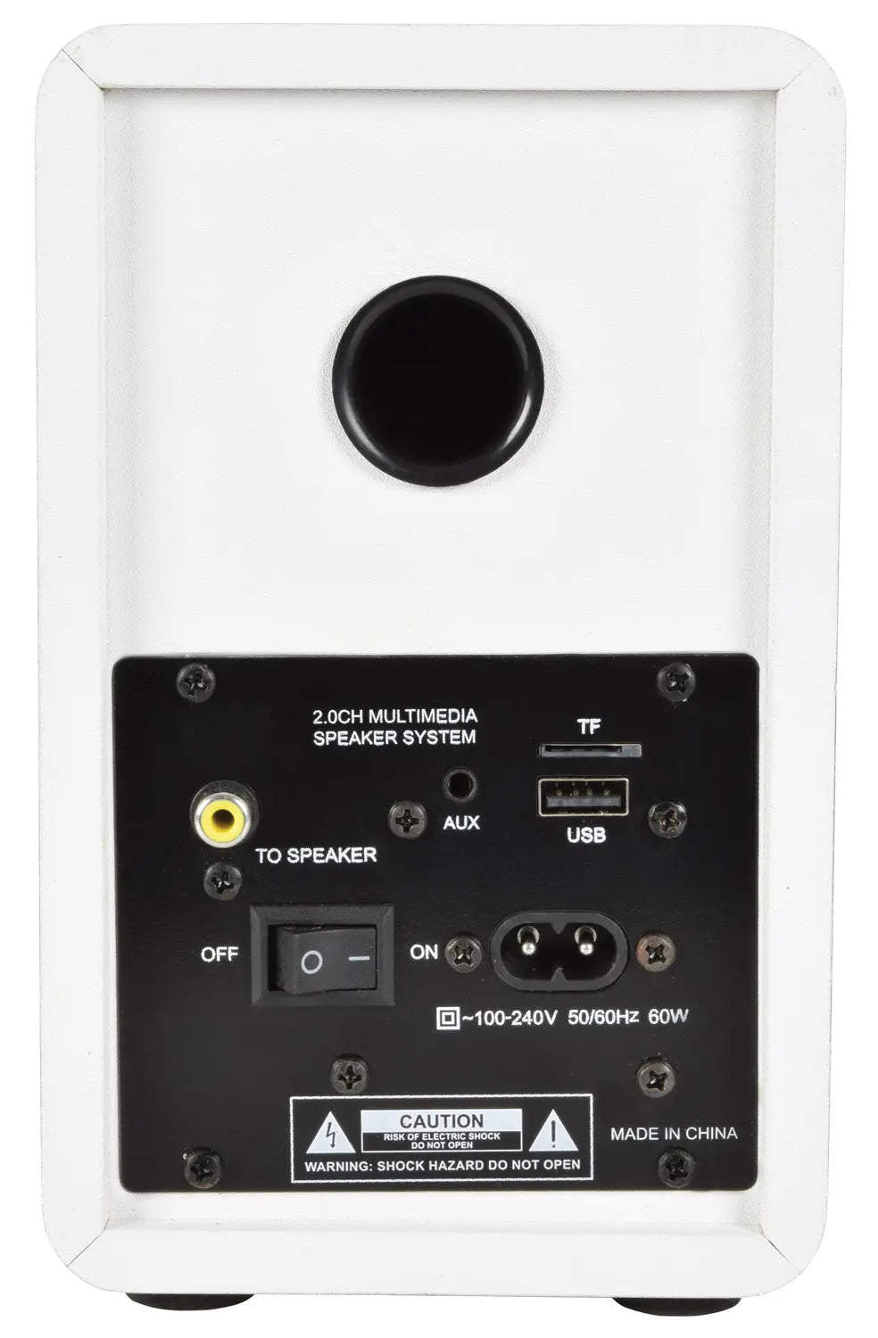AV:Link Active Bluetooth Bookshelf Speakers White