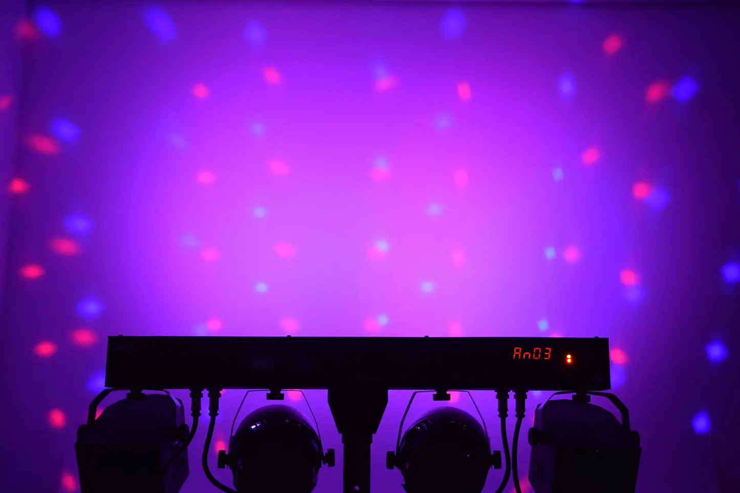 Recharge DJ: LED Derby  PAR Bar with Tripod Rechargeable LED Derby PA