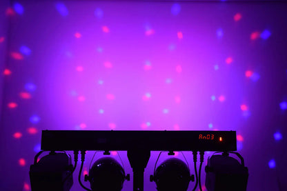 Recharge DJ: LED Derby  PAR Bar with Tripod Rechargeable LED Derby PA