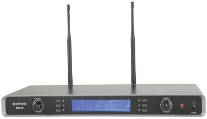 Tuneable Dual UHF Handheld Microphone System RU210-H Dual Multi-UHF Ha
