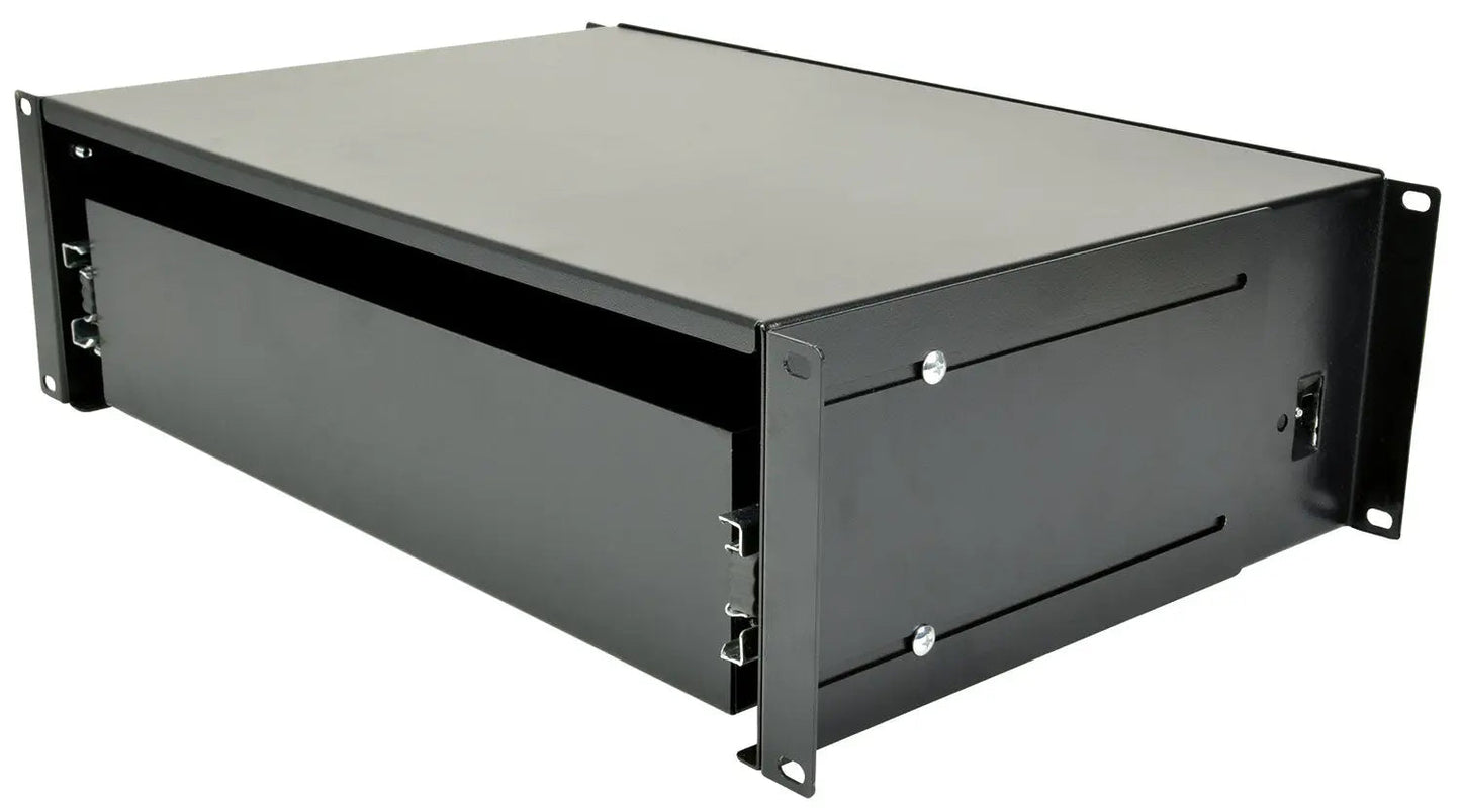 Adastra 19" Lockable Rack Drawer 3U