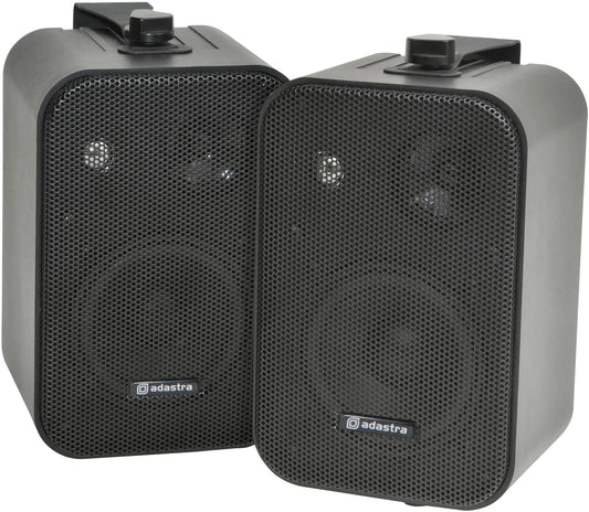 Adastra 100V Line Speakers 4" 30W Black Pair