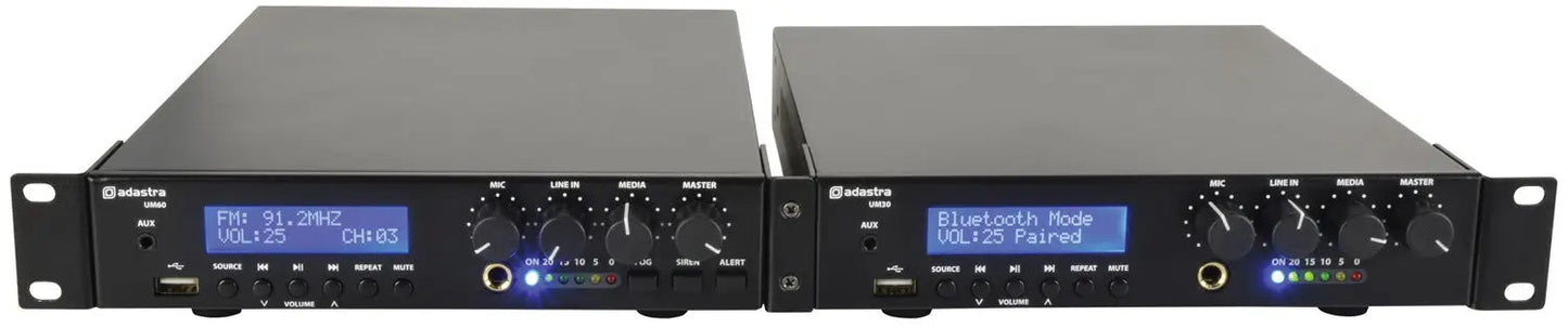 UM Series Ultra Compact Mixer-Amplifiers 100V UM30 Compact 100V Mixer-