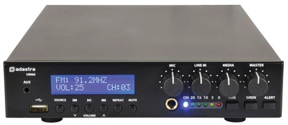 UM Series Ultra Compact Mixer-Amplifiers 100V UM90 Compact 100V Mixer-