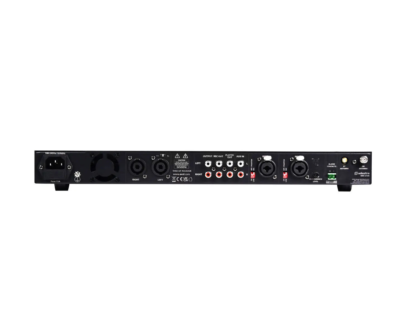 Adastra RMC-2150 Mixer-Amp 2 x 150W + CD/USB/DAB/FM/BT