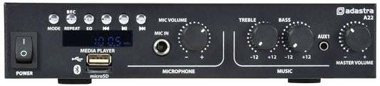 Adastra A22 Compact Stereo PA Amplifier