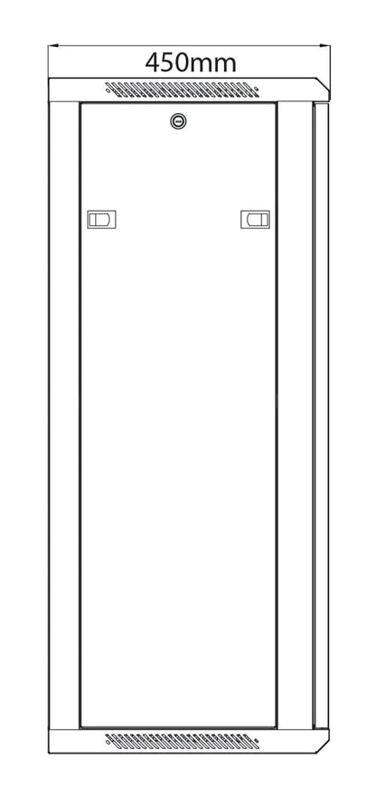 19" Rack Cabinets Rack Cabinet 22U x 450mm Deep