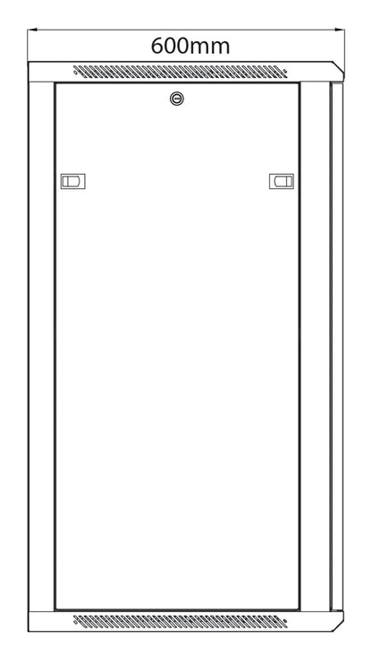 19" Rack Cabinets Rack Cabinet 22U x 600mm Deep