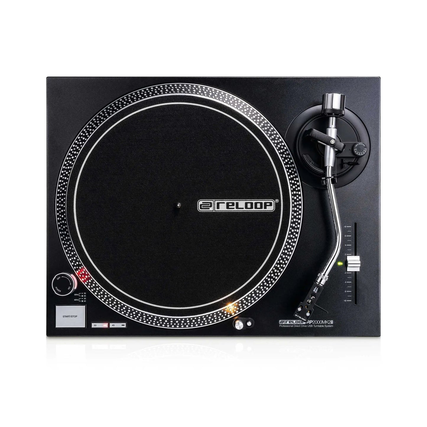 Reloop RP-2000 USB MK2 - Quartz Direct Drive Turntable with USB