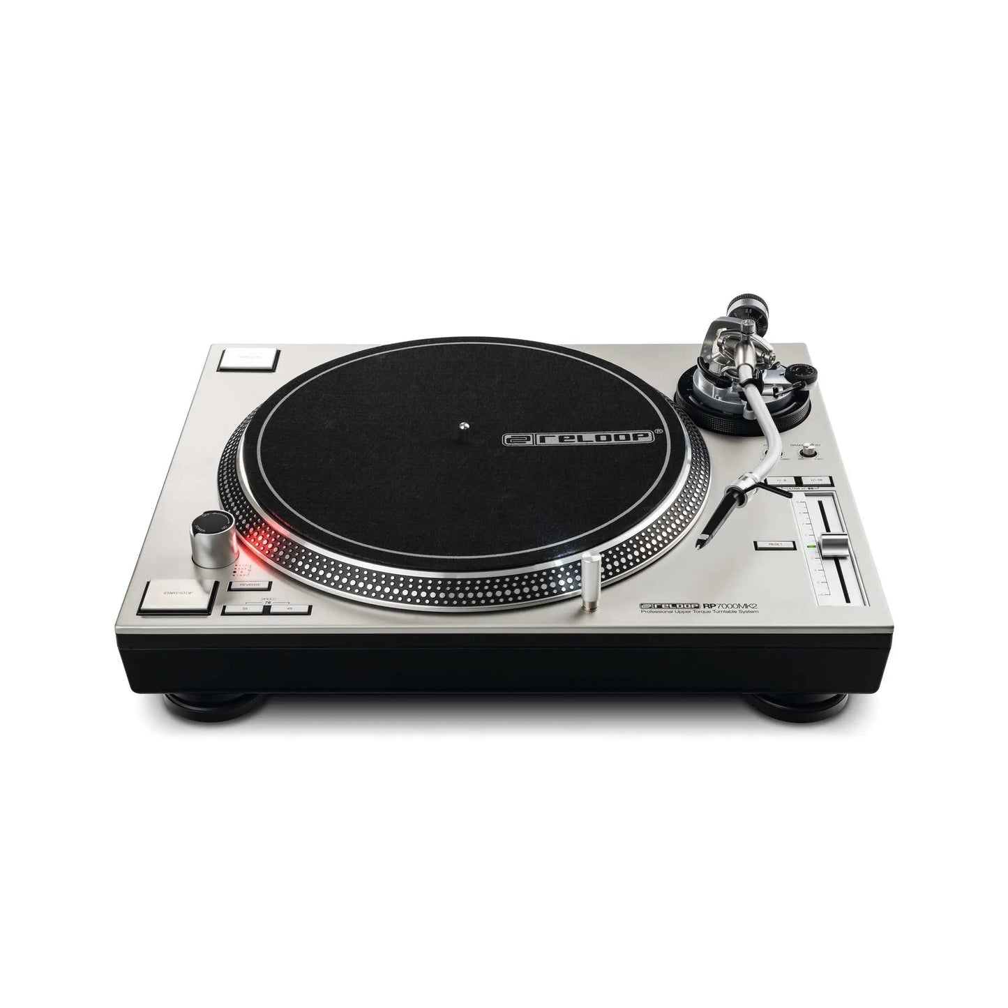 Reloop RP-7000 MK2 (Silver) - Professional Upper Torque Turntable System