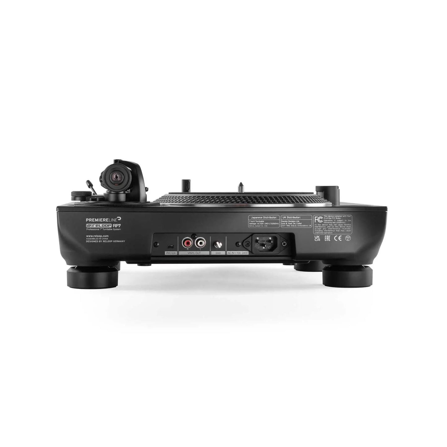 Reloop RP-7 - Professional 7-inch DJ Turntable
