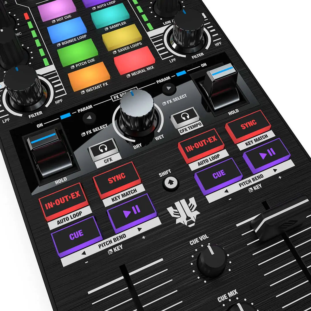 Reloop Mixtour Pro - 4-Deck Ultra-Portable DJ Controller