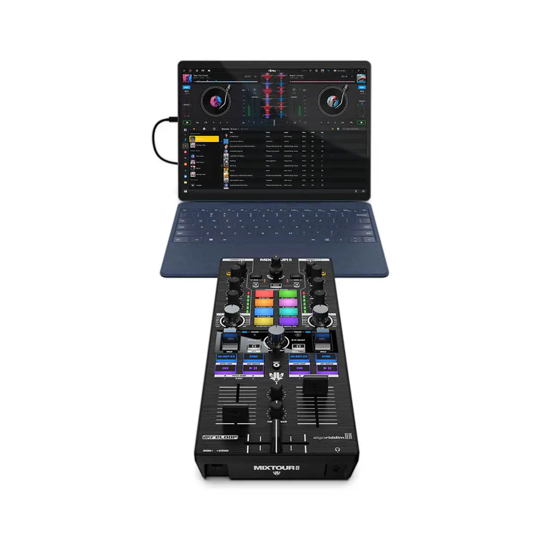 Reloop Mixtour Pro - 4-Deck Ultra-Portable DJ Controller