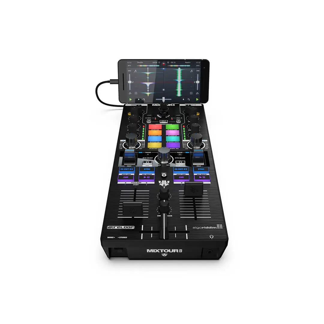 Reloop Mixtour Pro - 4-Deck Ultra-Portable DJ Controller