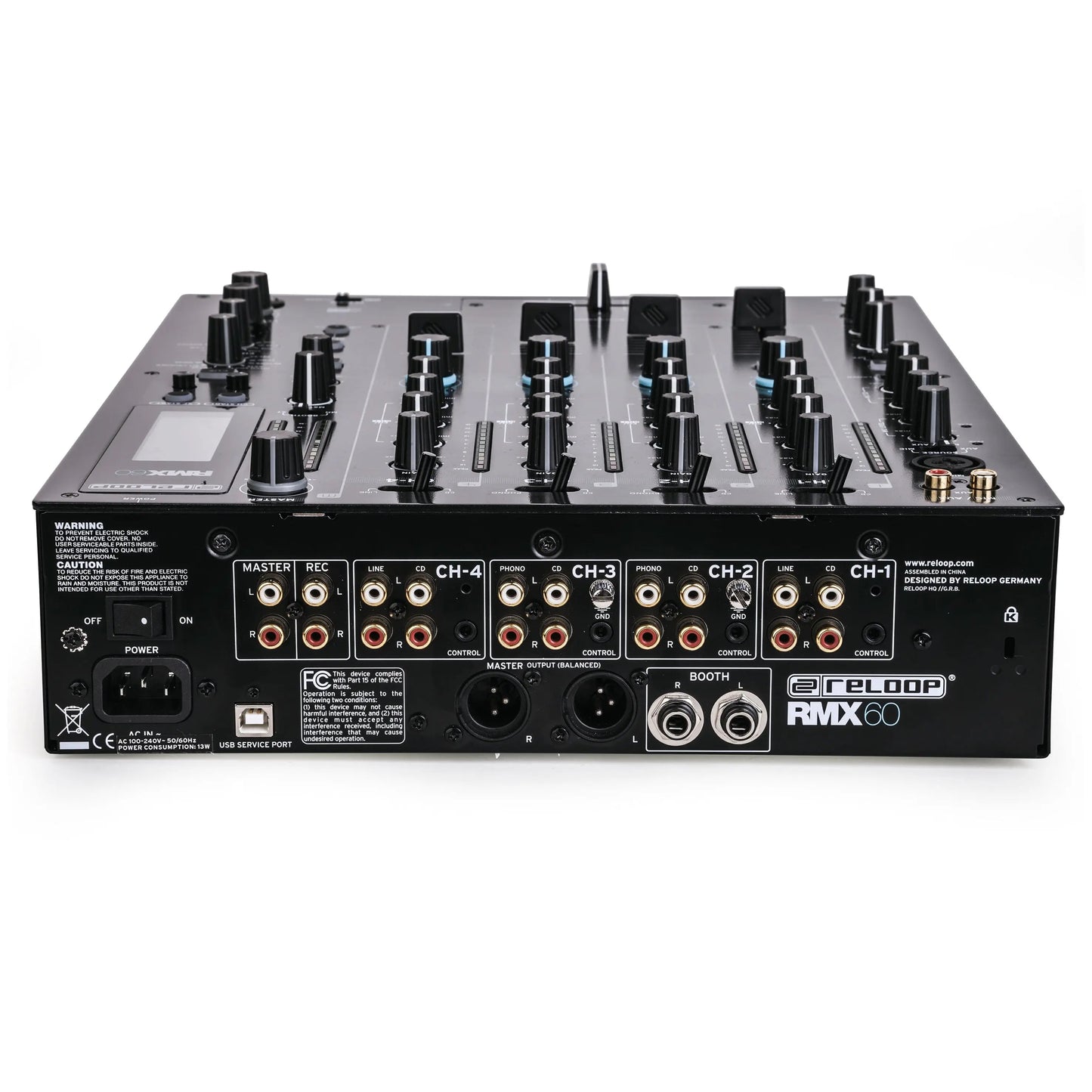 Reloop RMX-60 Digital - 4+1 Channel Professional DJ Mixer