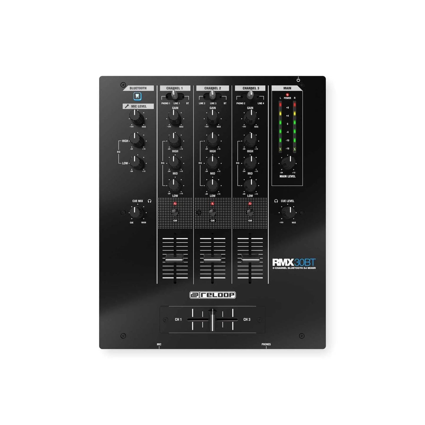 Reloop RMX-30 BT - All-Round Bluetooth DJ Mixer