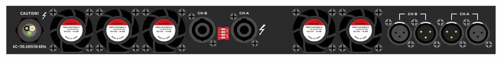 Studiomaster QX2-2000 2 x 1700W 1U Power Amplifier