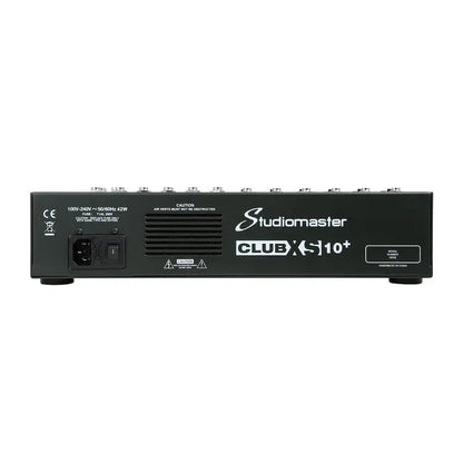 Studiomaster CLUB XS 10+ 10 Channel Mixing Console with Bluetooth & DSP