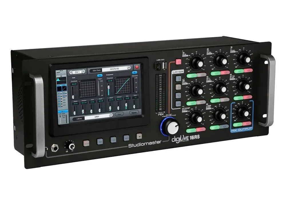 Studiomaster DIGILIVE 16RS 16 Input 8 Output Digital 19" Rack Mixer