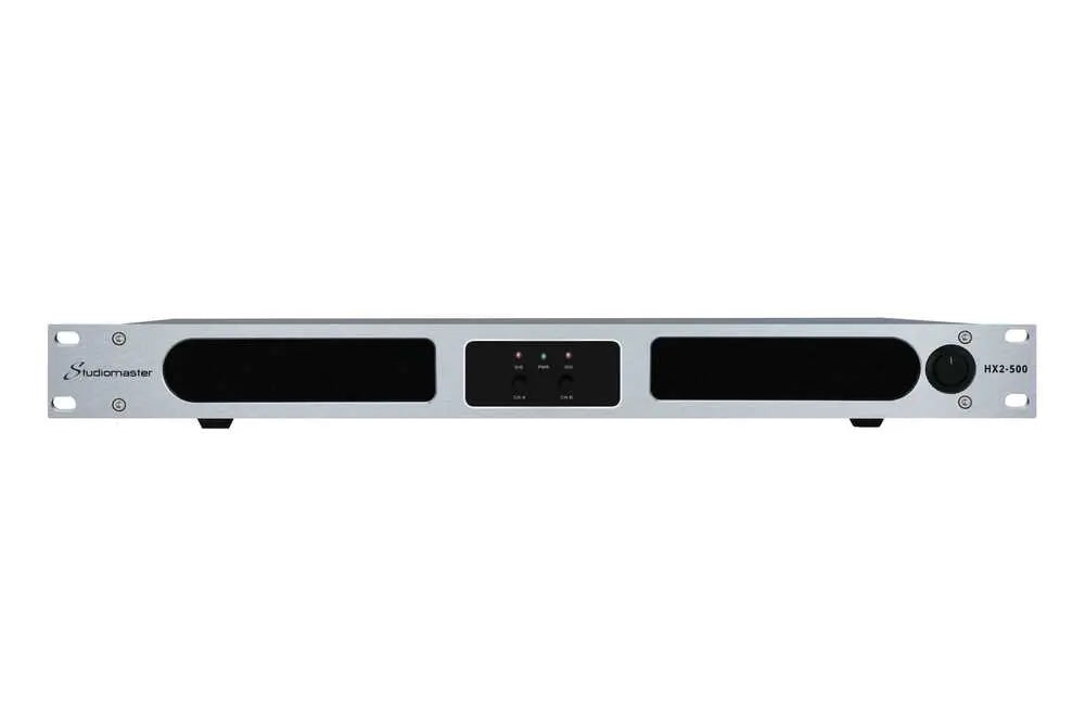 Studiomaster HX2-500 2x 425W 1U Power Amplifier